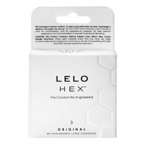 Презервативы Lelo Hex 3 шт Презервативы Lelo Hex 3 шт