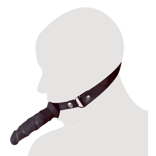 Кляп Fetish Heavy Duty с наружным фаллоимитатором