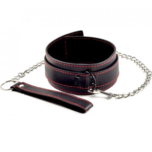 Ошейник с поводком Bondage Fetish Pleasure collar