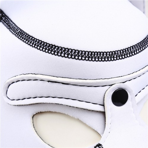 Фетиш-маска Angry Dog белая