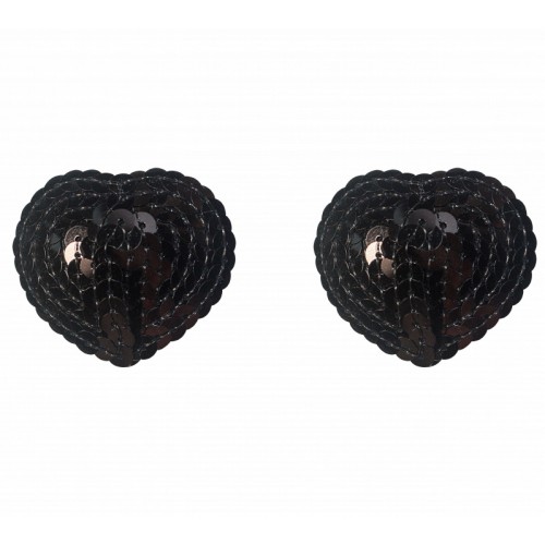 Пэстисы-сердечки Burlesque Rand черные