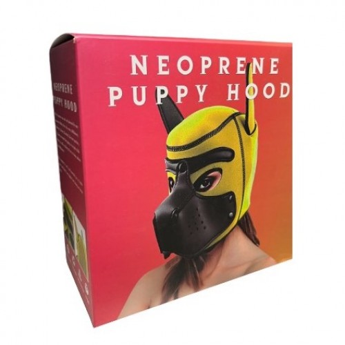 Фетиш-маска Angry Dog белая