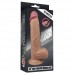 Фаллос на присоске с мошонкой Dual-Layered Silicone Dildo 22 см
