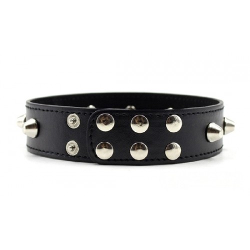Изящный ошейник с шипами