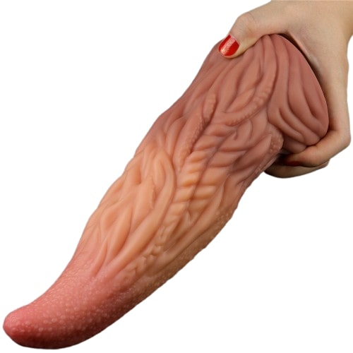 Фаллос-язычок с рельефным стволом Lovetoy Nature Cock Tongue 25 см Фаллос-язычок с рельефным стволом Lovetoy Nature Cock Tongue 25 см