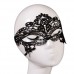 Черная ажурная маска
