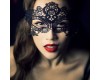 Черная ажурная маска