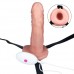 Страпон полый с вибрацией Unisex Hollow Strap on