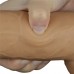 Реалистичный фаллоимитатор на присоске с мошонкой Dual Layered Handle Cock 28 см