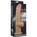 Реалистичный фаллос с высоко посаженной мошонкой Lovetoy Silicone Cock 30 см