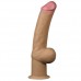 Реалистичный фаллос с высоко посаженной мошонкой Lovetoy Silicone Cock 30 см