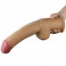 Реалистичный фаллос с высоко посаженной мошонкой Lovetoy Silicone Cock 30 см