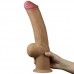 Реалистичный фаллос с высоко посаженной мошонкой Lovetoy Silicone Cock 30 см