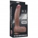 Реалистичный фаллос-мулат с большой мошонкой Lovetoy Silicone Cock 27 см