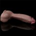 Реалистичный фаллос-мулат с большой мошонкой Lovetoy Silicone Cock 27 см