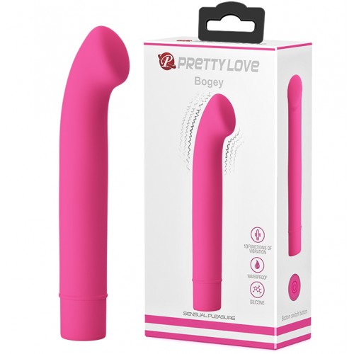 Вибростимулятор для точки G Pretty Love Bogey розовый Вибростимулятор для точки G Pretty Love Bogey розовый
