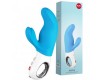 Вибратор с клиторальным стимулятором Fun Factory Miss Bi голубой