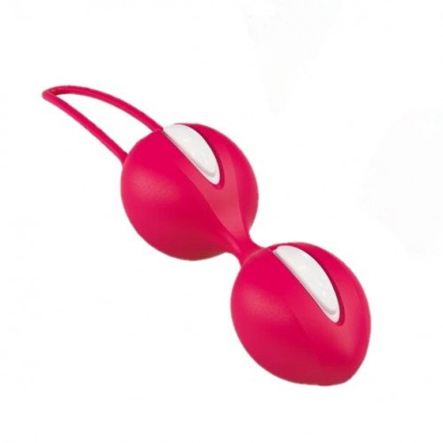 Вагинальные шарики Fun Factory Smartballs Duo красно-белые Вагинальные шарики Fun Factory Smartballs Duo красно-белые
