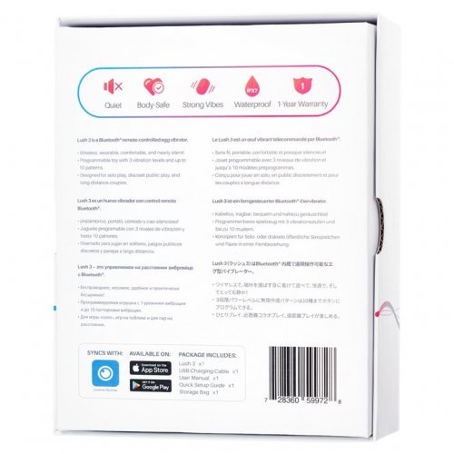 Lovense Lush 3.0 мощный смарт-вибростимулятор Lovense Lush 3.0 мощный смарт-вибростимулятор