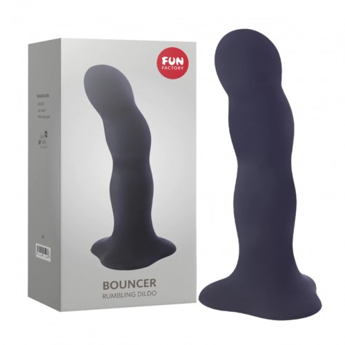 Фаллоимитатор со смещенным центром тяжести Fun Factory Bouncer черный 18 см Фаллоимитатор со смещенным центром тяжести Fun Factory Bouncer черный 18 см