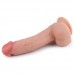 Фаллоимитатор на присоске с мошонкой Dual-Layered Silicone Dildo 22 см