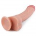 Фаллоимитатор на присоске с мошонкой Dual-Layered Silicone Dildo 22 см
