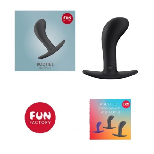 Анальная пробка Fun Factory Bootie Large черная Анальная пробка Fun Factory Bootie Large черная