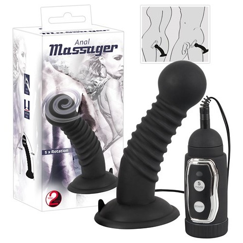 Анальный стимулятор с функцией ротации Anal Massager Анальный стимулятор с функцией ротации Anal Massager
