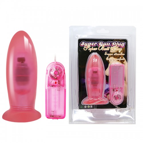 Анальная вибропробка на присоске Butt Vibro Plug Анальная вибропробка на присоске Butt Vibro Plug