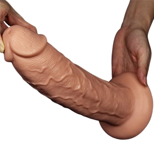 Большой фаллос на присоске Lovetoy Realistic Long Dildo 28 см Большой фаллос на присоске Lovetoy Realistic Long Dildo 28 см