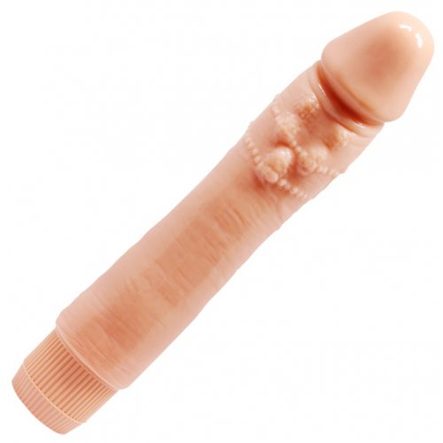 Реалистичный вибратор с рельефными венками 24 см Реалистичный вибратор с рельефными венками 24 см