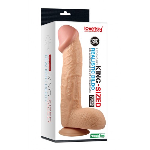 Фаллоимитатор реалистичный с присоской Legendary king-sized Realistic Dildo 29 см Фаллоимитатор реалистичный с присоской Legendary king-sized Realistic Dildo 29 см