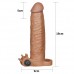 Удлиняющая насадка на пенис с вибрацией мулат X-Tender Penis Sleeve + 5 см