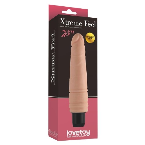 Реалистичный вибратор Xtreme Feel Cyberskin 19 см