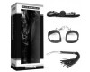 Набор для ролевых игр Deluxe Bondage Kit (кляп, наручники, плеть)