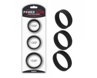Набор из 3 плоских эрекционных колец Power Plus Soft Silicone Pro Ring