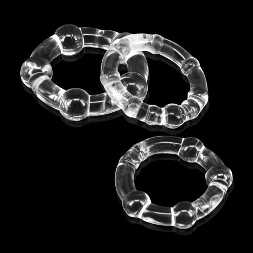 Набор эрекционных колец Power Plus Triple Beaded Ring Set