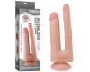 Двойной фаллоимитатор с присоской Skinlike Double Penetration Soft Cock 25 см