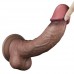 Реалистичный фаллос-мулат с мошонкой Lovetoy Silicone Cock 27 см