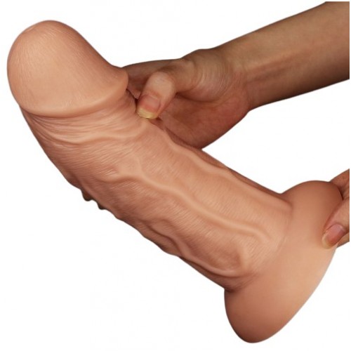 Большой изогнутый фаллос на присоске Lovetoy Realistic Curved Dildo 24 см Большой изогнутый фаллос на присоске Lovetoy Realistic Curved Dildo 24 см