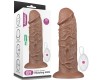 Большой вибратор-мулат на присоске Lovetoy Realistic Chubby Vibrating Dildo 27 см