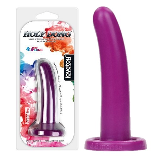 Фаллоимитатор на присоске Holy Dildo-Small пурпурный 12 см Фаллоимитатор на присоске Holy Dildo-Small пурпурный 12 см