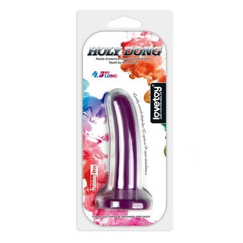 Фаллоимитатор на присоске Holy Dildo-Small пурпурный 12 см Фаллоимитатор на присоске Holy Dildo-Small пурпурный 12 см