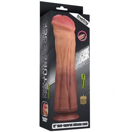 Фаллос-гигант на присоске Lovetoy Nature Cock King Sized 30 см Фаллос-гигант на присоске Lovetoy Nature Cock King Sized 30 см