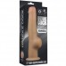 Реалистичный фаллоимитатор на присоске с мошонкой Dual Layered Handle Cock 28 см