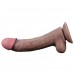 Реалистичный фаллос-мулат с мошонкой Lovetoy Silicone Cock 27 см