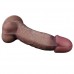 Реалистичный фаллос-мулат с мошонкой Lovetoy Silicone Cock 27 см