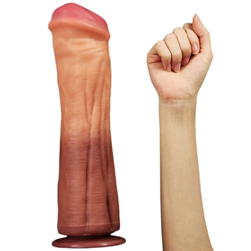 Фаллос-гигант на присоске Lovetoy Nature Cock King Sized 30 см Фаллос-гигант на присоске Lovetoy Nature Cock King Sized 30 см