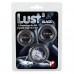 Набор эрекционных колец Lust 3 Black Orion
