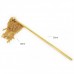 Золотистый металлический флоггер из цепочек 41 см